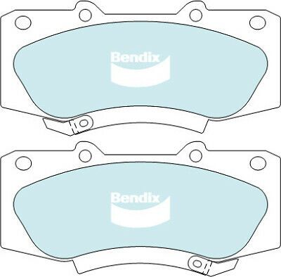 Brake Disc Pad Set Front Bendix DB2221 4WD For TOYOTA Hilux GGN25 KUN26 AWD