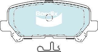 Brake Disc Pad Set  Bendix DB2368 4WD For HONDA Odyssey RC i-VTEC ISUZU MU-X