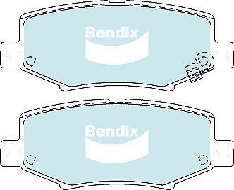 Brake Disc Pad Set Front Bendix DB2003 4WD For DODGE NITRO JEEP CHEROKEE