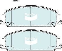 Brake Disc Pad Set Front Bendix DB1765 HD For HOLDEN CALAIS CAPRICE COMMODORE STATESMAN