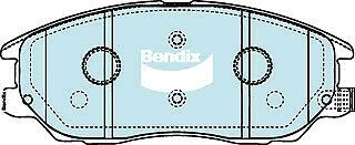 Brake Disc Pad Set Front Bendix DB1684 4WD
