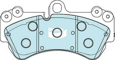 Brake Disc Pad Set  Bendix DB1676 HD For PORSCHE CAYENNE 92A 9A 9PA VW TOUAREG