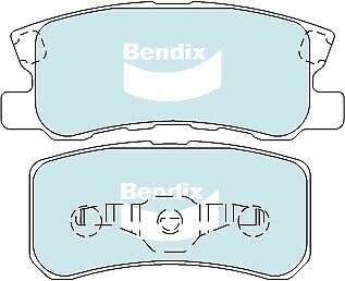 Brake Disc Pad Set Rear Bendix DB1464 HD For DODGE JEEP MITSUBISHI LANCER OUTLANDER PAJERO AVENGER COMPASS