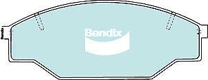 Brake Disc Pad Set Front Bendix DB1350 4WD For TOYOTA HIACE HILUX