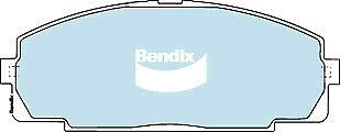 Brake Disc Pad Set Front Bendix DB1328 HD For TOYOTA GRANVIA HIACE SBV REGIUS