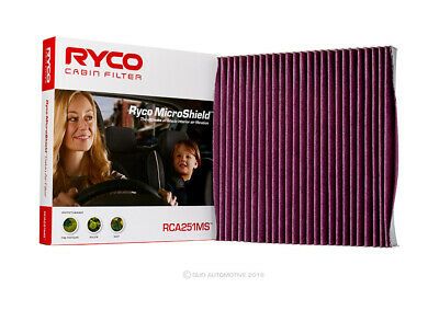 Pollen Cabin Filter Ryco RCA251MS Suitable for HONDA CITY CR-Z HR-V JAZZ GE GF GM65 ZF