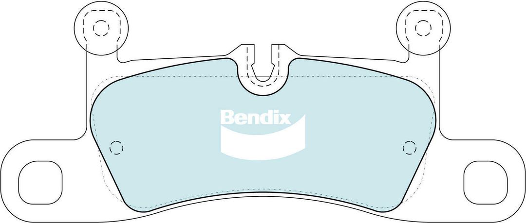 Brake Disc Pad Set  Bendix DB2229 HD For VW Touareg 7L6 7LA 7L7 7P5 7P6 AWD
