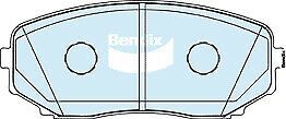 Brake Disc Pad Set Front Brake  Bendix DB1916 4WD For Mitsubishi Pajero Sport Mazda CX7 CX9