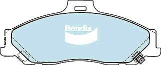 Brake Disc Pad Set Front Bendix DB1366 4WD For FORD MAZDA COURIER RANGER B-SERIE BRAVO