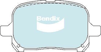 Brake Disc Pad Set Front Bendix DB1345 HD For TOYOTA AVALON CAMRY HARRIER TARAGO
