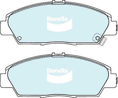 Brake Disc Pad Set Front Bendix DB1268 GCT For HONDA Accord CK Prellude BA BB - The Car Parts Shop