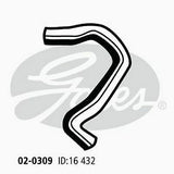 Heater Hose GATES 02-0309 for MAZDA B-SERIE BRAVO UF 2L 2.2L RWD PETROL
