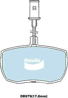 Brake Disc Pad Set  Bendix DB879 4WD For LAND ROVER 110/127 90 Range Rover