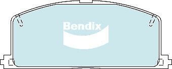 Brake Disc Pad Set Front Bendix DB308 HD For HOLDEN Nova TOYOTA Camry Celica