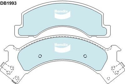 Brake Disc Pad Set  Bendix DB1993 HD