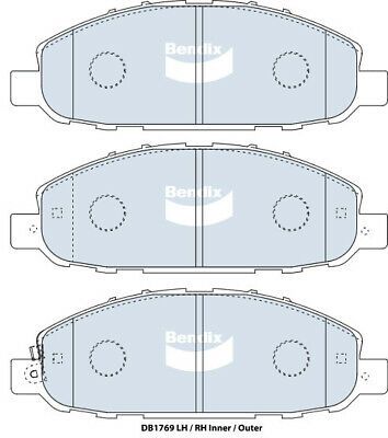 Brake Disc Pad Set  Bendix DB1769 HD