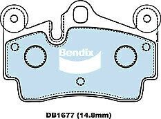 Brake Disc Pad Set  Bendix DB1677 4WD For AUDI Q7 4LB PORSCHE CAYENNE VW TOUAREG