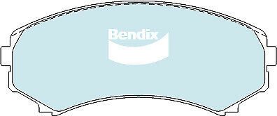 Brake Disc Pad Set Front Bendix DB1388 4WD For MAZDA MITSUBISHI MPV GRANDIS PAJERO