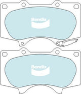 Brake Disc Pad Set Front Bendix DB1482 4WD For MITSUBISHI TOYOTA PAJERO FJ CRUISER HILUX LAND CRUISER