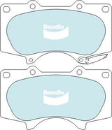 Brake Disc Pad Set Front Bendix DB1482 4WD For MITSUBISHI TOYOTA PAJERO FJ CRUISER HILUX LAND CRUISER