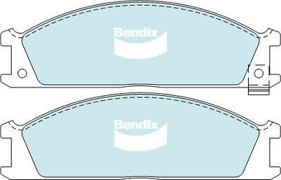 Brake Disc Pad Set Front Bendix DB438 4WD For NISSAN Navara Pathfinder SUBARU