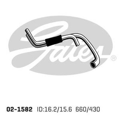 Heater Hose Gates 02-1582 for SAAB 900 1.6L 9-3 YS3D 2L 2.3L PETROL