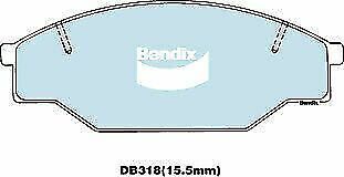 Brake Disc Pad Set Front Bendix DB318 HD For TOYOTA Dyna Hiace Hilux
