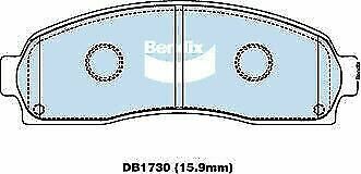 Brake Disc Pad Set  Bendix DB1730 HD For FORD EXPLORER UT UX UZ 4L