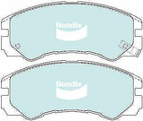 Brake Disc Pad Set Front Bendix DB1270 4WD For HOLDEN Frontera Jackaroo ISUZU