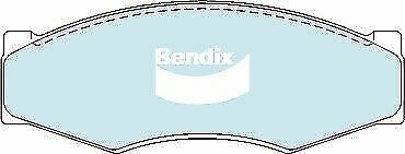 Brake Disc Pad Set Front Bendix DB340 4WD For NISSAN 720 Navara Nomad Pathfinder