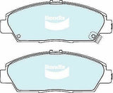 Brake Disc Pad Set Front Bendix DB1268 GCT For HONDA Accord CK Prellude BA BB