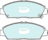 Brake Disc Pad Set Front Bendix DB1268 GCT For HONDA Accord CK Prellude BA BB
