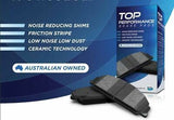 Front Disc Brake Pads TP by Bendix DB1405TP for Golf Jetta Polo Octivia Audi A2…