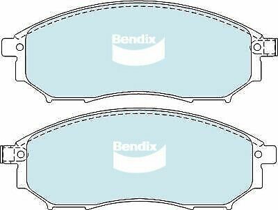 Brake Disc Pad Set Front Bendix DB1696 HD For INFINITI NISSAN RENAULT ...