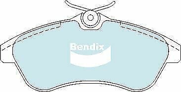 Brake Disc Pad Set  Bendix DB2043 HD For CITROEN C2 JM 1.6L C3 FC 1.4L HB 1.6L