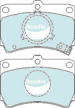 Brake Disc Pad Set Front Bendix DB406 HD For FORD Capri Laser MAZDA 323
