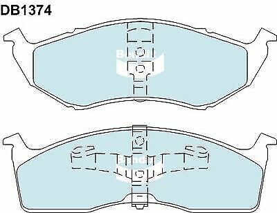 Brake Disc Pad Set  Bendix DB1374 HD For CHRYSLER NEON 2.0 PL 16V
