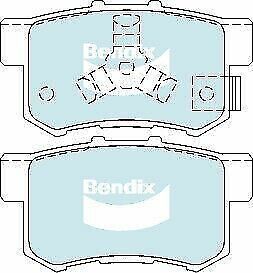 Brake Disc Pad Set Rear Bendix DB1728 4WD For HONDA ACCORD CR-V TOYOTA REGIUS