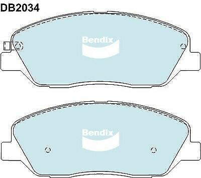 Brake Disc Pad Set Front Bendix DB2034 4WD For HYUNDAI SANTA FE KIA CARNIVAL/GR…