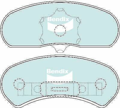 Bendix DB1045 Heavy Duty Disc Pad Set