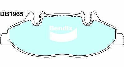 Brake Disc Pad Set  Bendix DB1965 HD For MERCEDES-BENZ VALENTE VIANO VITO/MIXTO
