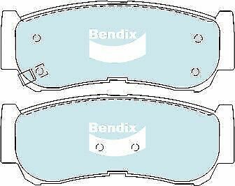 Brake Disc Pad Set Rear Bendix DB2035 4WD For HYUNDAI SANTA FE CM 2.2L 2.7L 3.3L