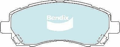 Brake Disc Pad Set Front Bendix DB1363 HD For SUBARU IMPREZA LIBERTY GC GF GCF