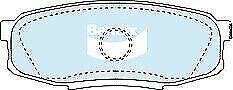 Brake Disc Pad Set Rear Bendix DB1857 HD For TOYOTA LAND CRUISER TUNDRA