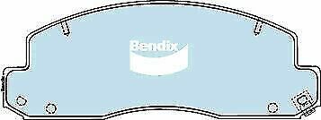 Brake Disc Pad Set  Bendix DB1293 4WD For TOYOTA COASTER DYNA