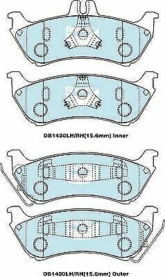 Brake Disc Pad Set  Bendix DB1430 HD  For MERCEDES-BENZ M-CLASS W163