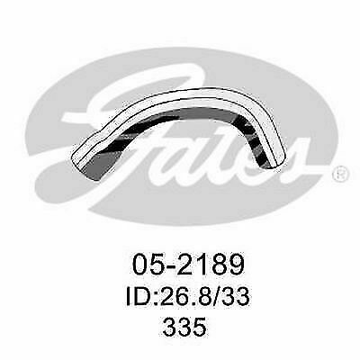 Radiator Hose Upper Gates 05-2189 For HOLDEN