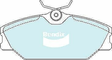 Brake Disc Pad Set  Bendix DB2029 HD For RENAULT CLIO X65 X85 LAGUNA 556 SCENIC…