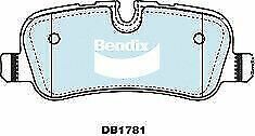 Brake Disc Pad Set Rear Bendix DB1781 4WD For TOYOTA YARIS NCP90/91/93