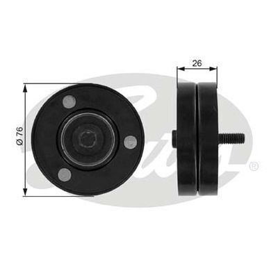 Pulley  Gates 36088 for Volvo S40 644 645 1.8L 1.9L 2.0L Petrol